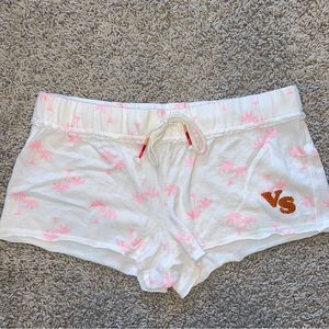 Victoria's Secret Shortie Shorts Palm Tree Size Medium